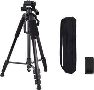 Universal 180cm Camera Tripod Stand 360° for DSLR Cameras   Phones with Universal Compatibility w Phone Mount