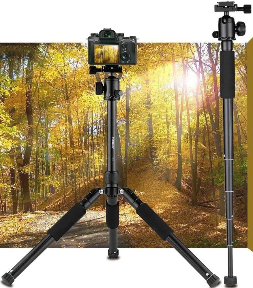 YUNTENG VCT-180 Portable Multipurpose Selfie Foldable Tripod Stand (35cm-174cm) for Phone Camera Selfie with Remote - Image 10