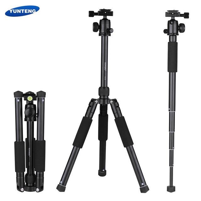 YUNTENG VCT-180 Portable Multipurpose Selfie Foldable Tripod Stand (35cm-174cm) for Phone Camera Selfie with Remote - Image 11