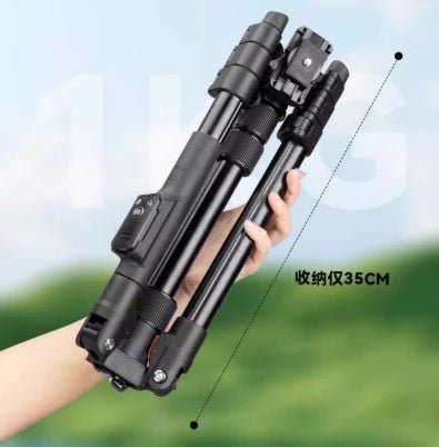 YUNTENG VCT-180 Portable Multipurpose Selfie Foldable Tripod Stand (35cm-174cm) for Phone Camera Selfie with Remote - Image 14