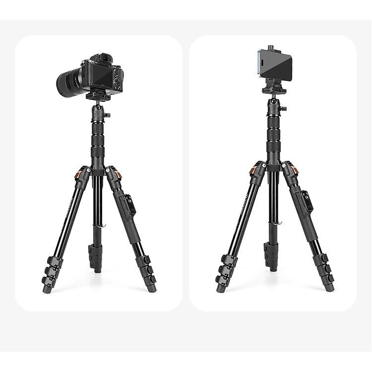 YUNTENG VCT-180 Portable Multipurpose Selfie Foldable Tripod Stand (35cm-174cm) for Phone Camera Selfie with Remote - Image 2